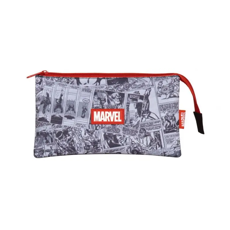 Estuche portatodo triple Avengers Marvel 21x11x3,5cm