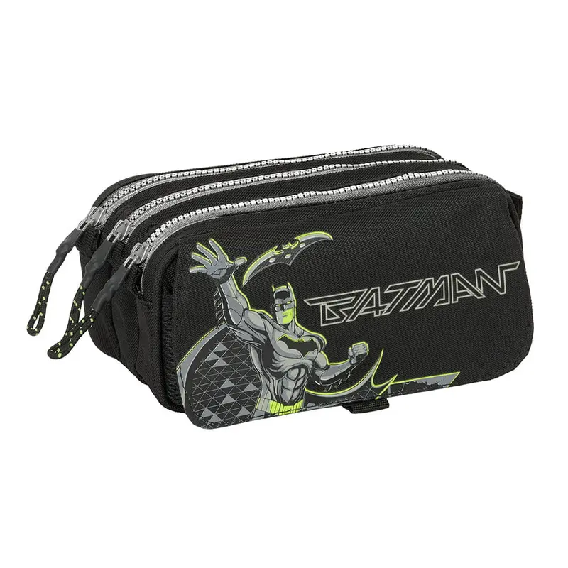 Estuche portatodo triple grande BATMAN game over 21x8x10cm
