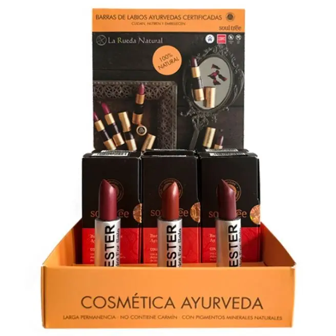 EXPOSITOR-DISPENSADOR BARRAS LABIALES 6U+1 TESTER/