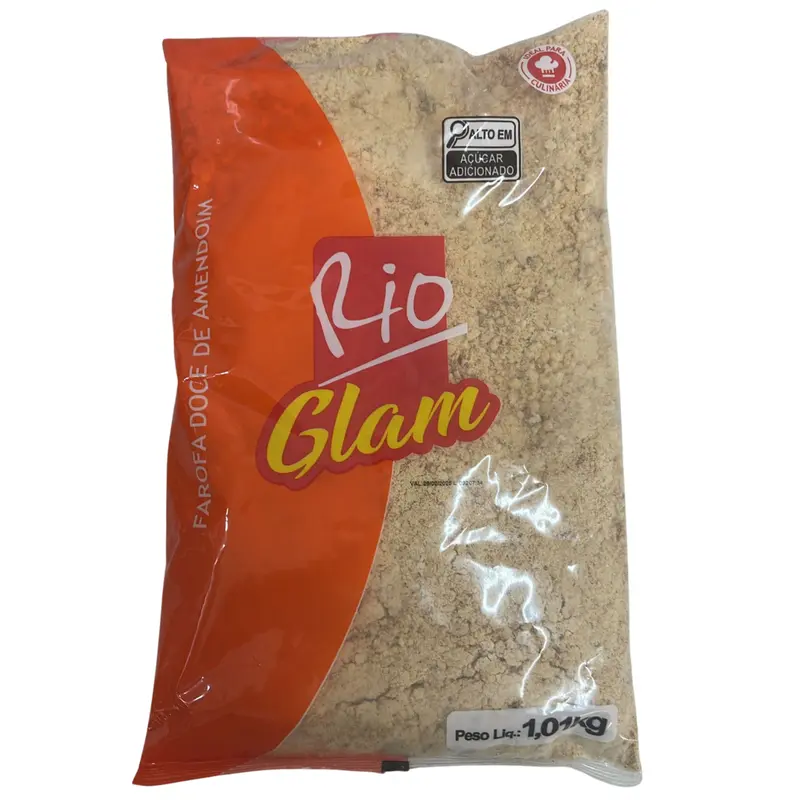 Farofa De Paçoca moreninha do Riode Amendoim Glam1 kg