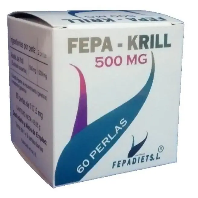 FEPA - KRILL 500 mg CON ASTAXANTINA 60 Perlas