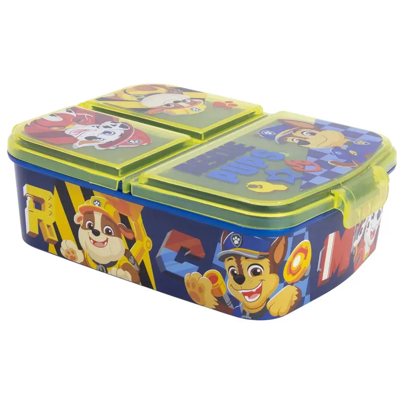 Fiambrera sandwichera tupper triple Patrulla canina (Paw Patrol)