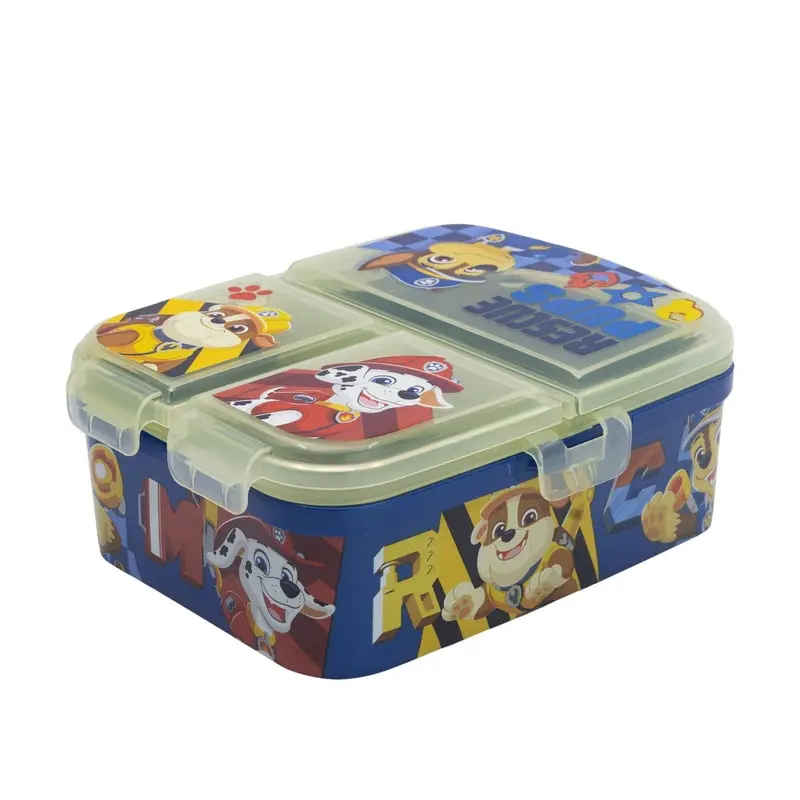 Fiambrera sandwichera tupper triple XL Patrulla canina