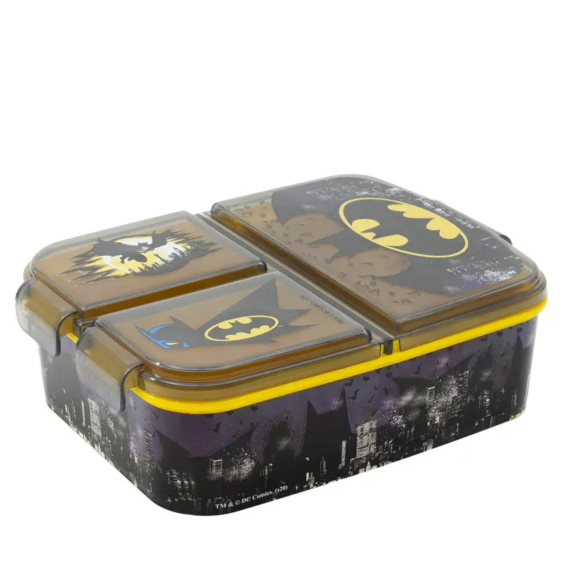 Fiambrera tupper triple Batman "Symbol"