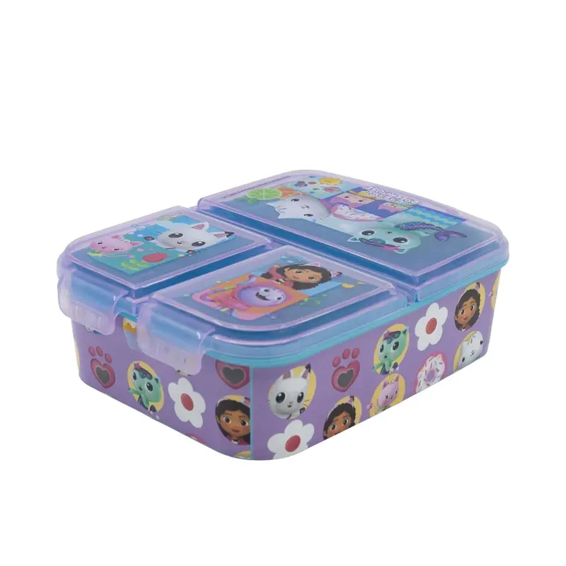 Fiambrera tupper triple GABBY’S DOLLHOUSE