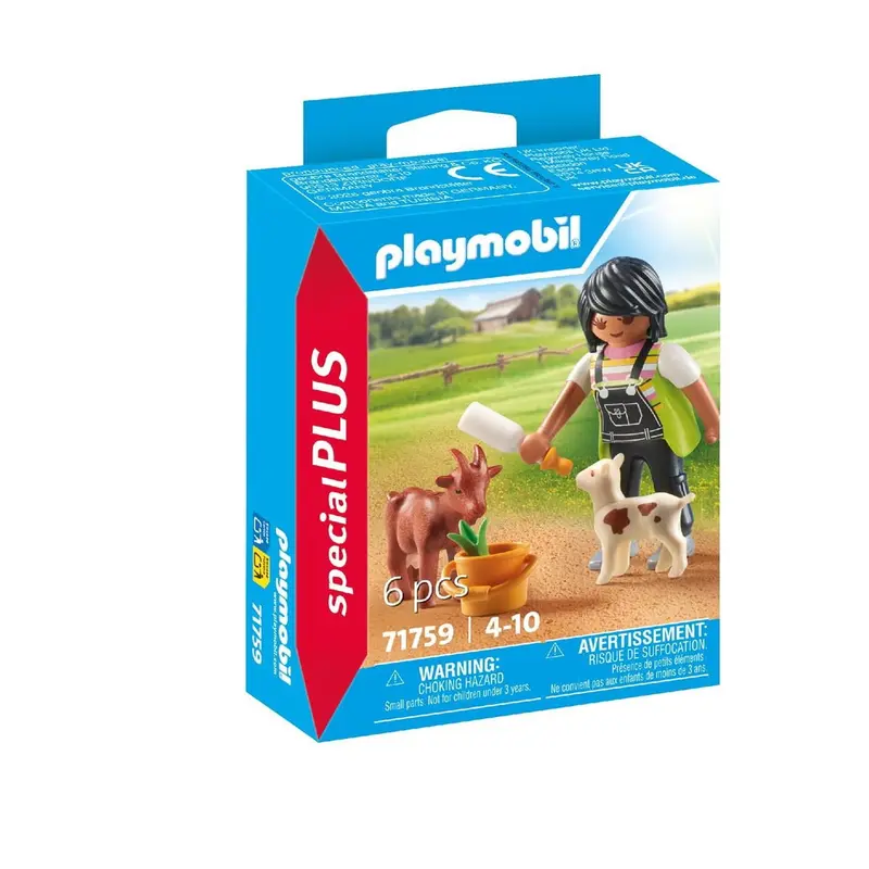 Figura mujer con cabras Playmobil Special Plus 71759