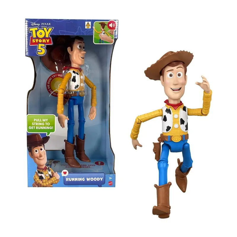 Figura Toy Story 5 Woody 30cm que corre y habla