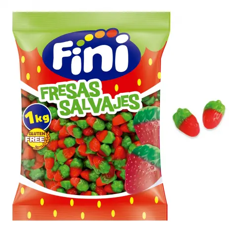 Fini 1kg Mini Fresas Salvajes Almidon