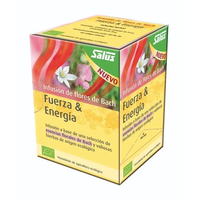 FLORES BACH FUERZA & ENERGÍA INFUSIÓN 15 Filtros