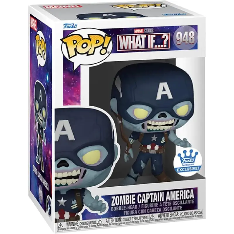 FUNKO POP 948 ZOMBIE CAPTAIN AMERICA Exclusivo