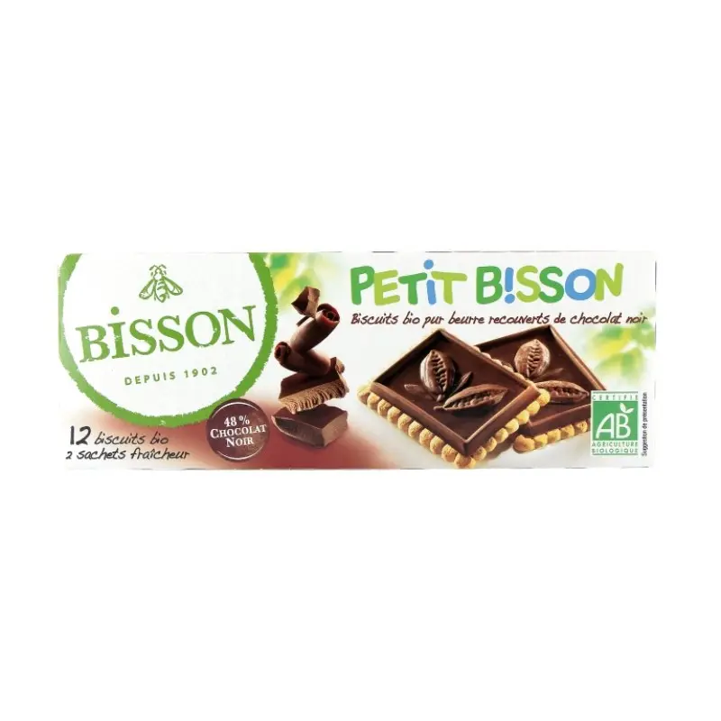 GALLETA PETIT BISSON CHOCOLATE NEGRO BISSON 150G