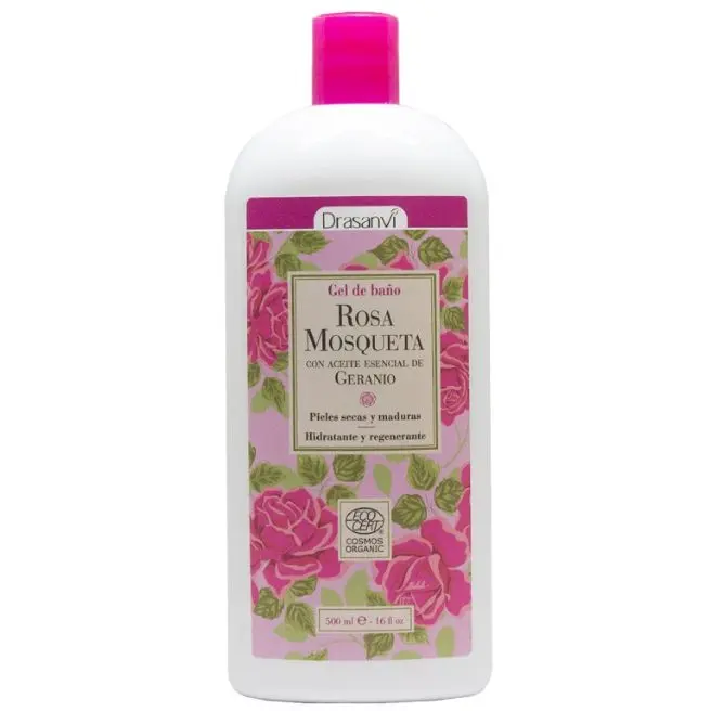 GEL BAÑO ROSA MOSQUETA ECOCERT BIO 500 ml