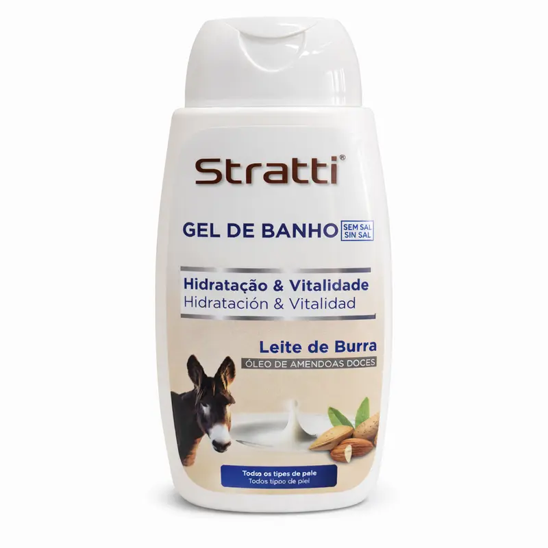 Gel de Banho Stratti Leite de Burra 400ml.