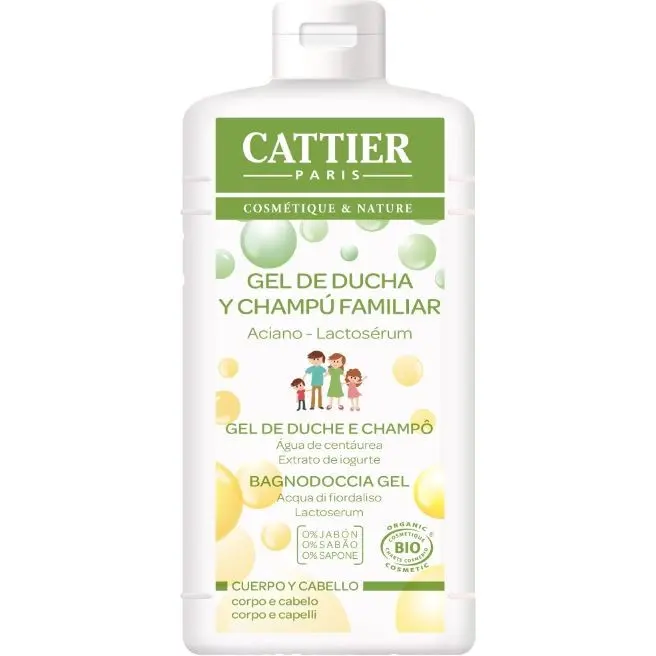 GEL DE DUCHA Y CHAMPU FAMILAR 500 ml