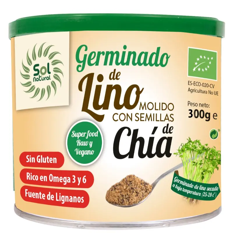 GERMINADO DE LINO MOLIDO CON CHIA BIO 300 g