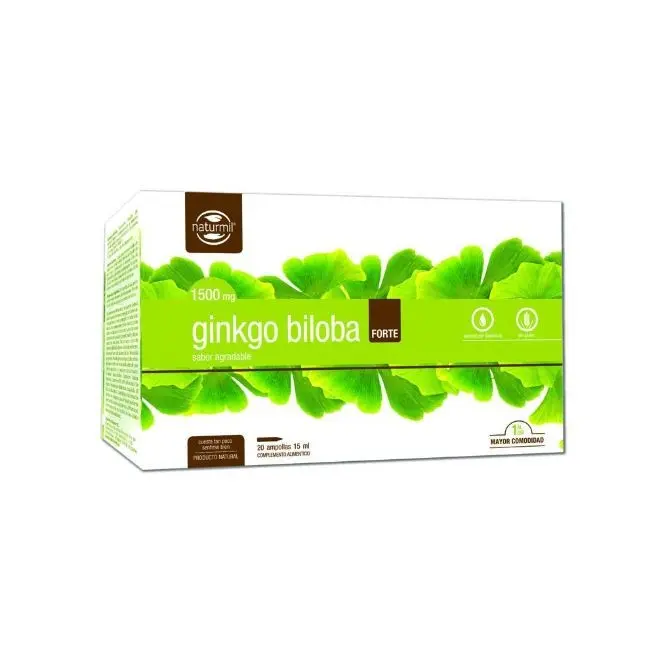 GINKGO BILOBA 1500 mg X 20 Ampollas