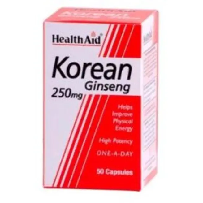 GINSENG COREANO (PANAX GINSENG) 250 mg 50 Caps