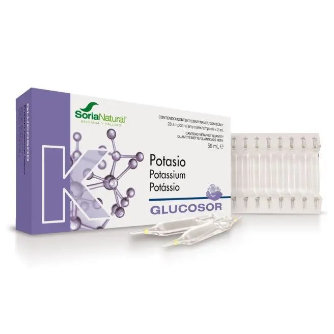 GLUCOSOR POTASIO 28 Ampollas x 2 ml