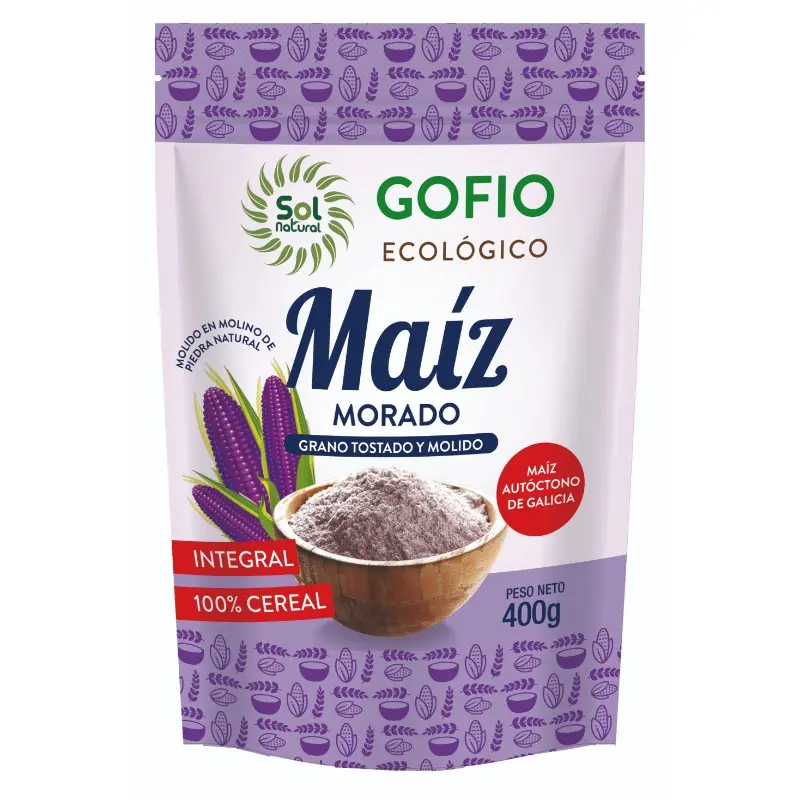 GOFIO DE MAIZ MORADO INTEGRAL BIO 400 g