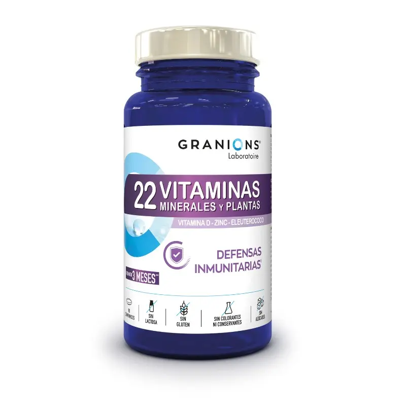 GRANIONS 22 VITAMINAS 60 Comp