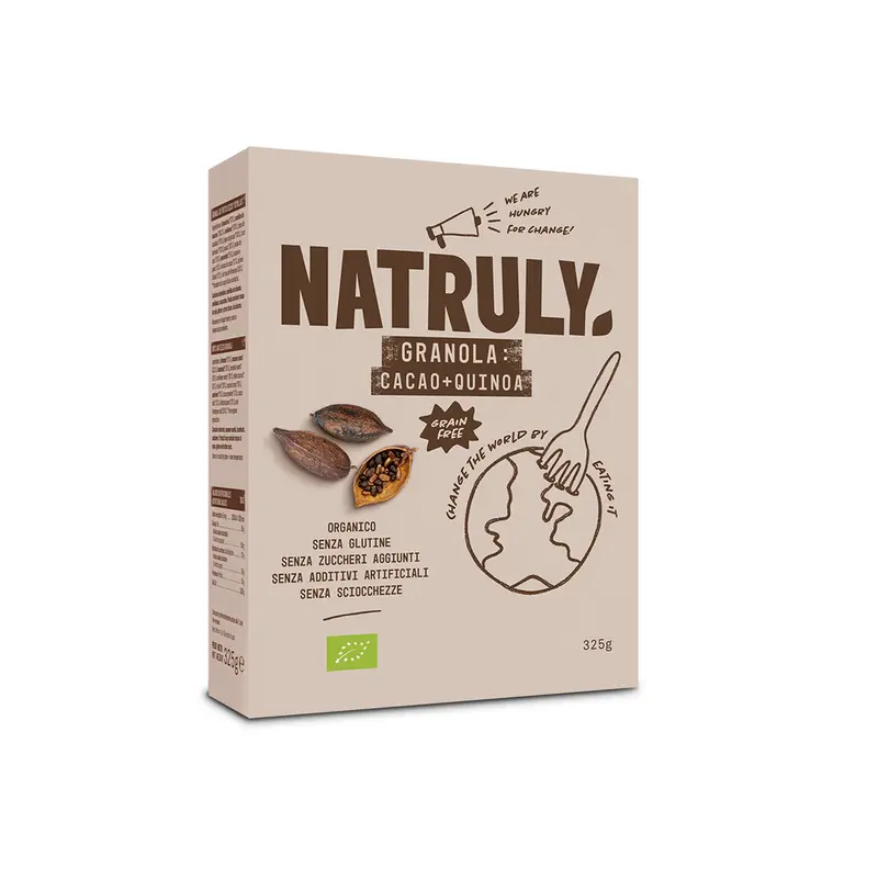 GRANOLA CACAO E QUINOA