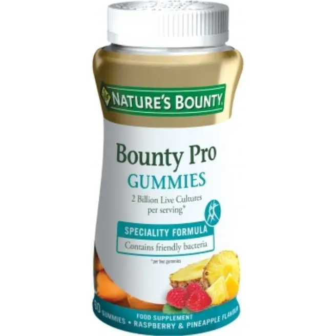 GUMMIES BOUNTY PRO 2000 MILLONES DE MICROORG 60 Ud