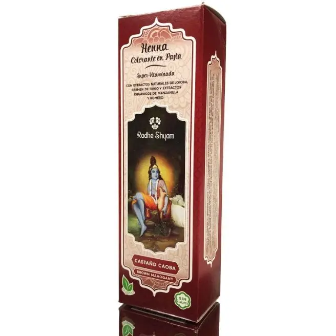 HENNA PASTA CASTAÑO CAOBA RADHE 200 ML