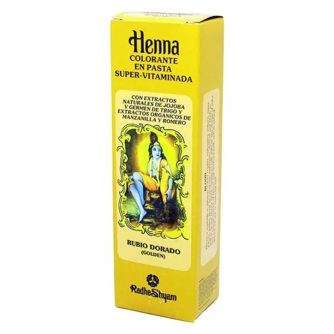 HENNA PASTA RUBIO DORADO RADHE 200 ML