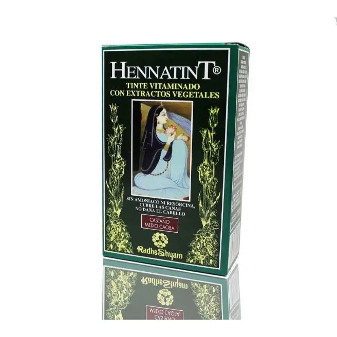 HENNATINT CASTAÑO MEDIO CAOBA 120 ML