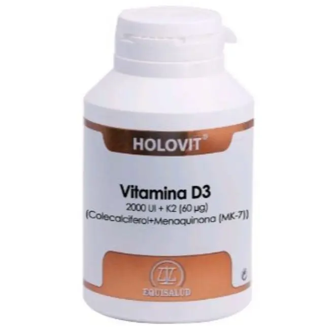 HOLOVIT Vitamina D3 2.000 UI + K2 60 ug 180 Cap
