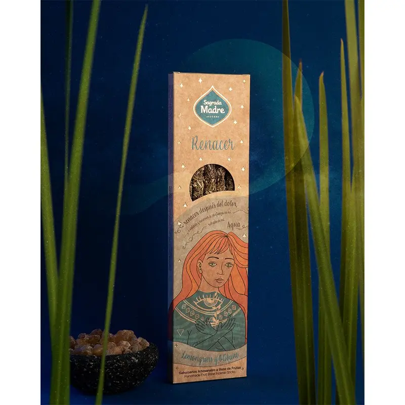 Incienso Artesanal 5 Elementos Agua – Renacer y Fluidez Emocional