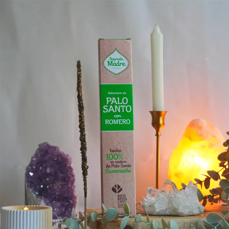 Incienso Palo Santo y Romero - Limpieza, protección y claridad mental | Sagrada Madre