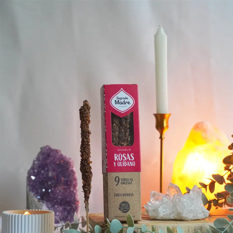 Incienso Rosas - Amor, sanación emocional y armonía del corazón | Sagrada Madre