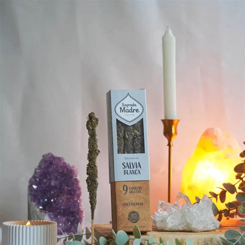 Incienso Salvia Blanca - Limpieza profunda, renovación y purificación | Sagrada Madre