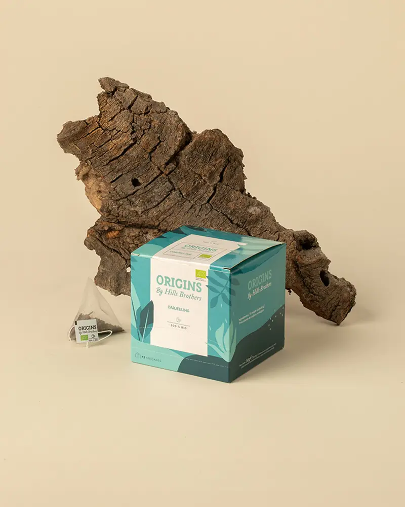 Infusión ecológica origins hills brothers darjeeling 15 uds