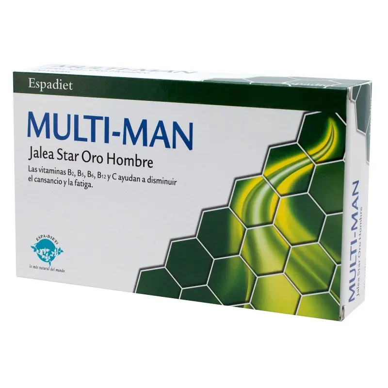JALEA MULTI MAN REAL STAR ORO 20 Viales 10 ml