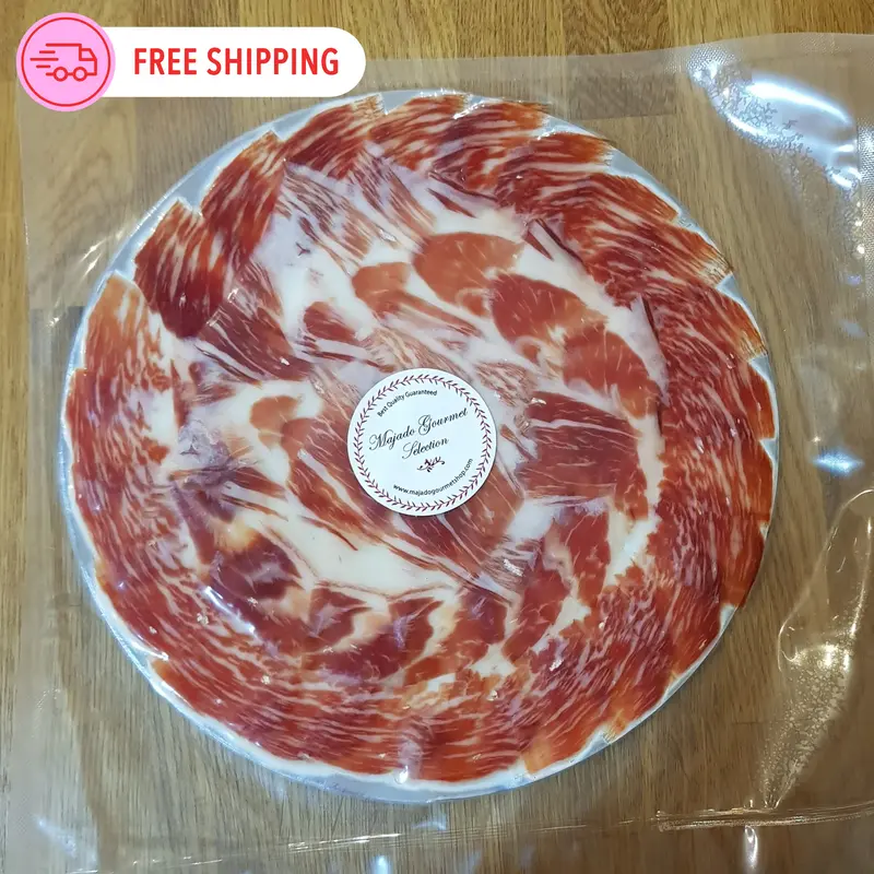 Jamón ibérico cebo de campo loncheado a cuchillo en sobres de 100 gr - Pack de 30 sobres