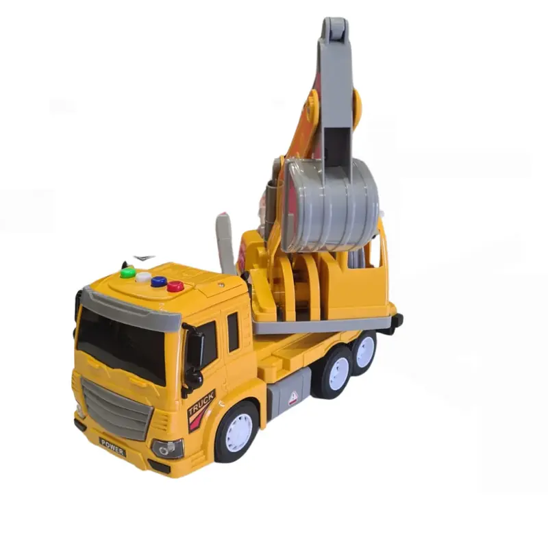 Juguete camión excavadora inercial- Regalo para Niños