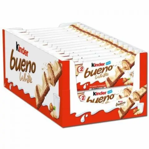 Kinder Bueno White Blanco - caja de 15 o 30 unidades