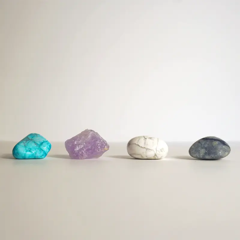 Kit de Minerales | Calma mental y relajación - Minerales para estrés y ansiedad