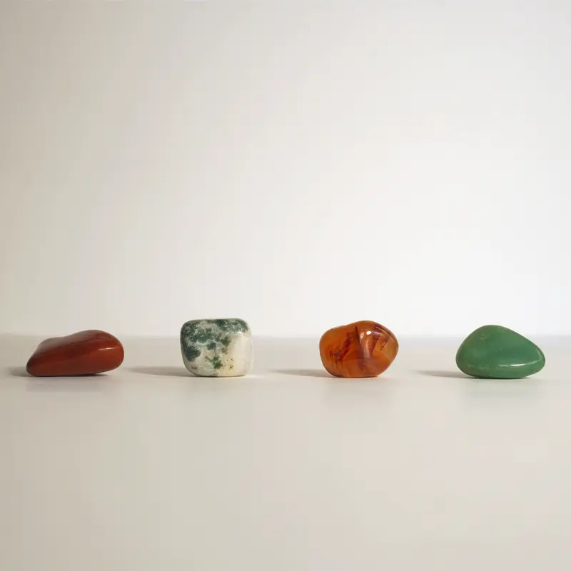 Kit de Minerales | Enraizamiento y energía vital - Minerales para conectar con el cuerpo