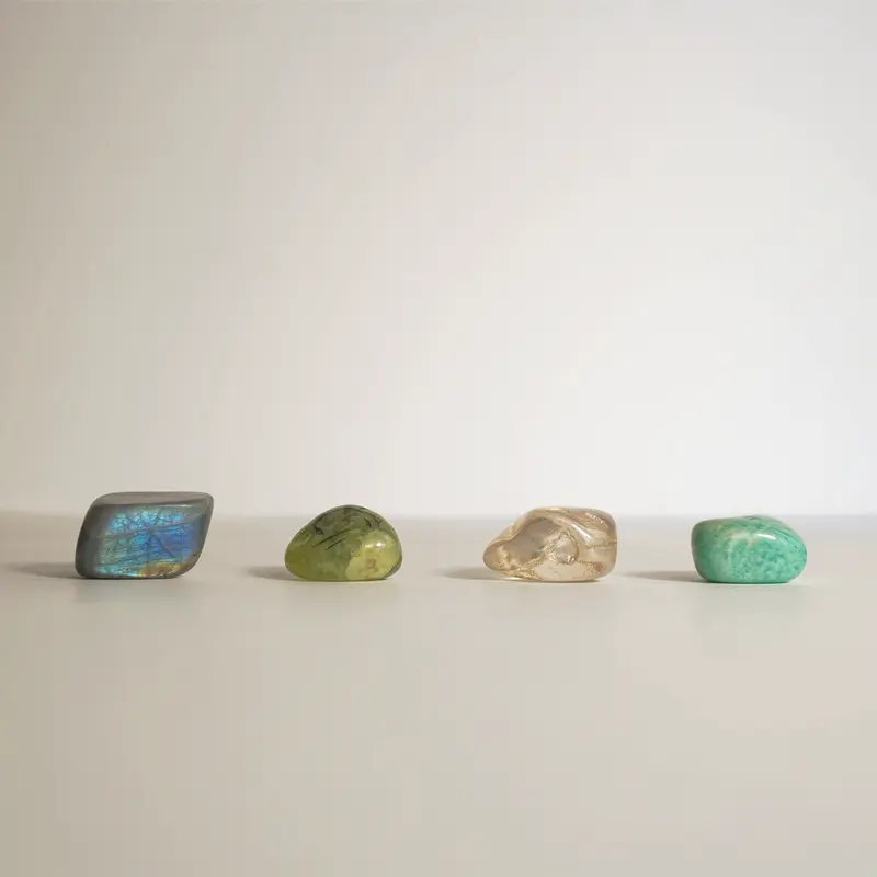 Kit de Minerales | Protección energética suave - Minerales para personas muy sensibles