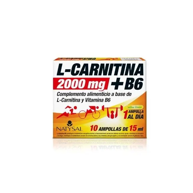 L- CARNITINA 2000 MG + B6 10 AMPOLLAS