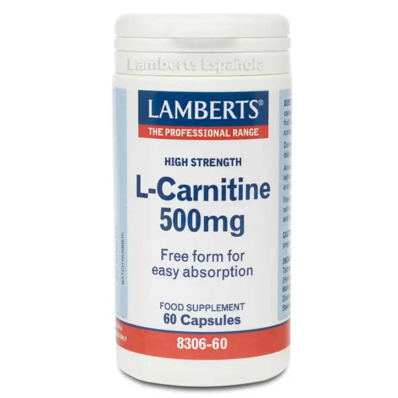L-CARNITINA 500 mg 60 Caps