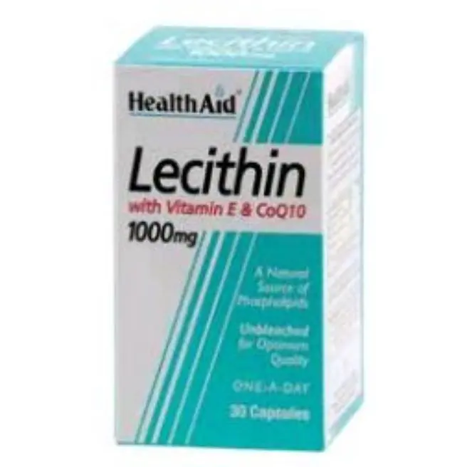 LECITINA CON VITAMINA E Y CoQ10 30 CAPSULAS
