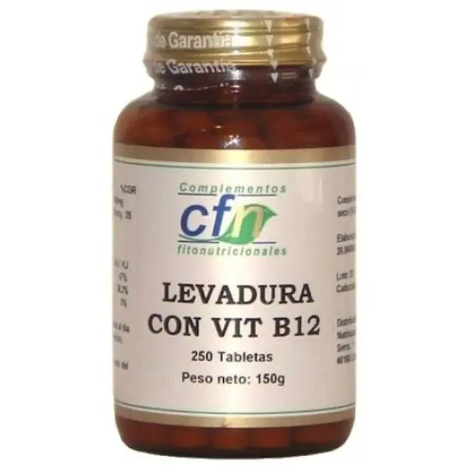 LEVADURA CON VIT B12 250 Tab