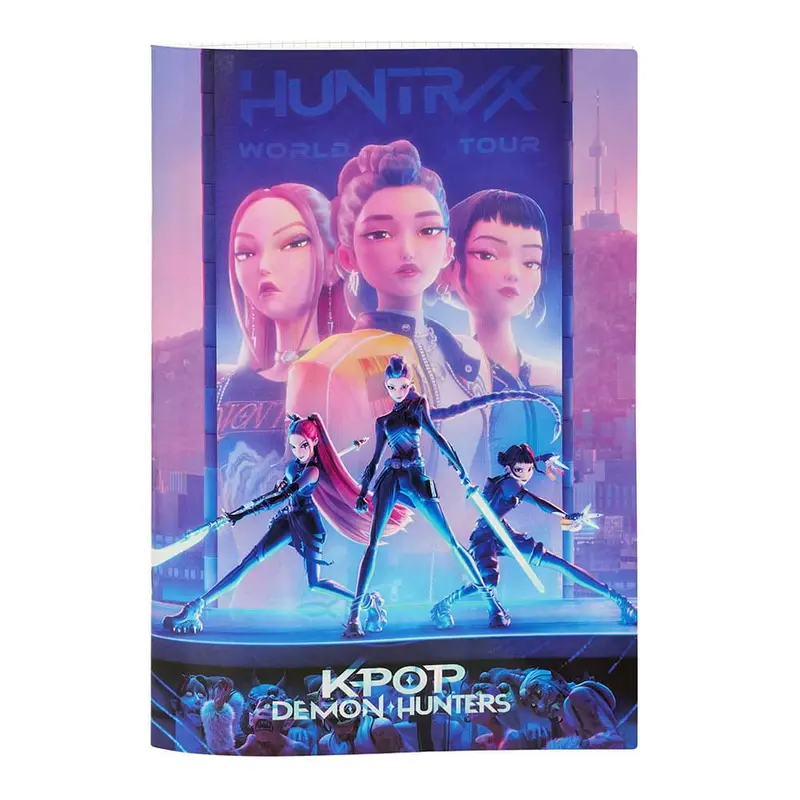 Libreta grapada A4 K-POP Demon Hunters - Huntrix 40 hojas