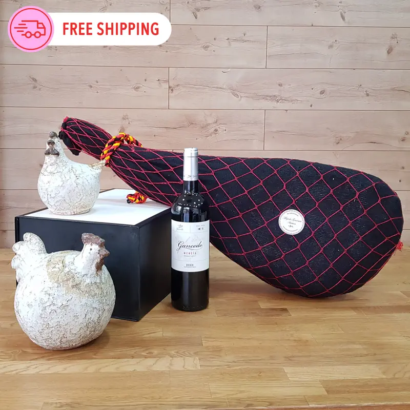 Lote Navidad Jamón y vino