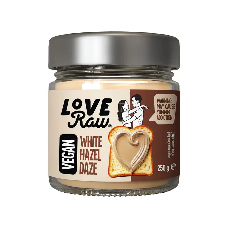 Love Raw - Crema de Avellanas Chocolate Blanco (White Hazel Daze)