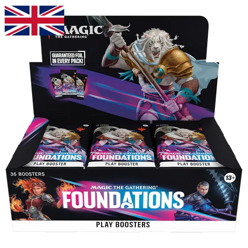 Magic the Gathering Foundations Play-Booster Display (36 Booster) englisch